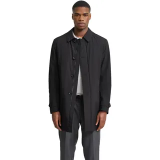 bugatti Herren Mantel Modern Fit wasserabweisend Basic Kragen