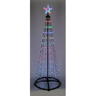 Koopmann International Weihnachtsbaum, 154 LED, 150 cm - Bunt