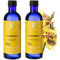 Florabiol - 2 Stück Bio-Hamamelis-Gewässer (200 ml x 2) – Sauglotion – erfrischend – Ecocert-zertifiziert – hergestellt in Frankreich