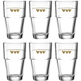 LEONARDO Latte Macchiato Glas 0,41 l 6 St.