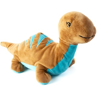 Habibi Plush Premium – 1869 Wärmekissen/Stofftier Dinosaurier- Körnerkissen für Kinder und Erwachsene, zum Erwärmen in der Mikrowelle/Backofen, ideal auch für Babys