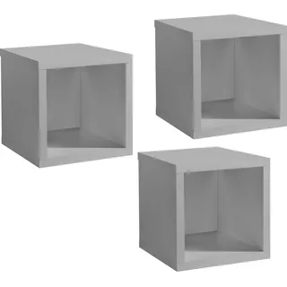 Mäusbacher Hängeregal 32 x 32 x 32 cm Grau