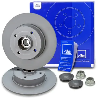 ATE Bremsscheibe 24.0108-0114.2 hinten voll 240,00mm 1 Stück