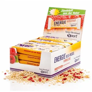 Kräuterhaus Sanct Bernhard Sanct Bernhard Sport Energie Reis-Riegel Himbeere 20er-Box – 1000 g