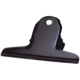Alco ALCO-Albert 770S11 Briefklemmer Metall, 10 Stück, 75 mm, schwarz