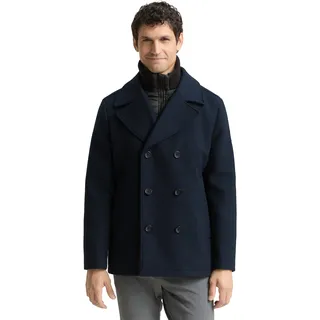 TOM TAILOR Wolljacke mit abnehmbarer Innenjacke, blau