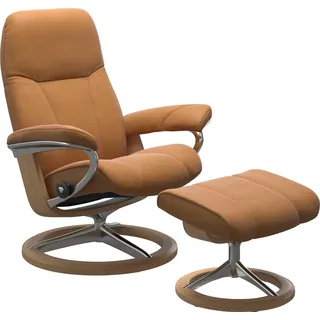 Stressless® Fußhocker »Consul«, mit Signature Base, Gestell Eiche, braun