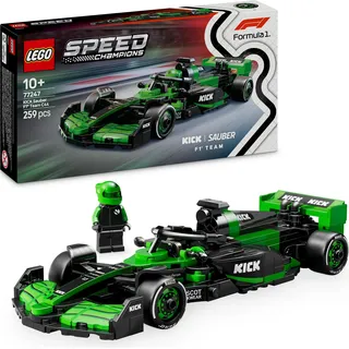 LEGO Speed Champions KICK Sauber F1 Team C44 Rennauto - Spielzeug mit Formel 1 Minifigur zum Sammeln - Bauset - Geschenk für Jungen & Mädchen ab 10 Jahren und erwachsene Motorsport Fans 77247 - Bronze