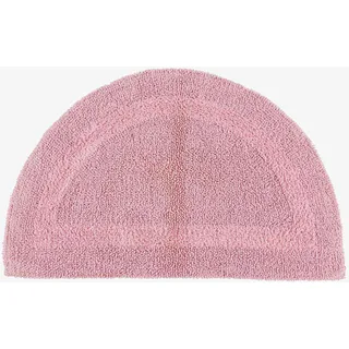 Homescapes Badematte Halbrund Rosa 50 x 80 cm