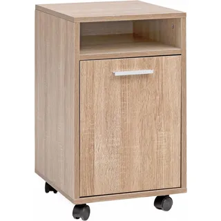 Wohnling WL5.929 Rollcontainer 33 x 38 x 60 cm braun