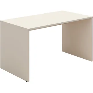 Kinderschreibtisch PAIDI "STIENE in Beige oder Grau, 130x70 cm", cashmere, beige, cashmere, beige, cashmere, beige, B:130cm H:73cm T:70cm, Tische, Kinderschreibtisch, stabiler und langlebiger Schreibtisch, kratzfest, leicht zu reinigen