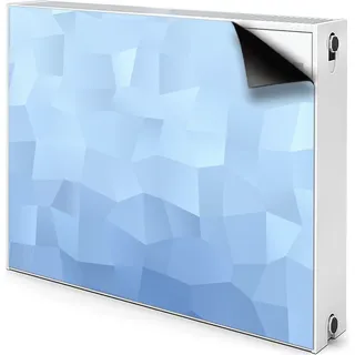 Magnet Radiator Magnet Mat Heizkörperverkleidung Heizkörper-Abdeckung Heizung 90x60 cm - Abstraktion, blau