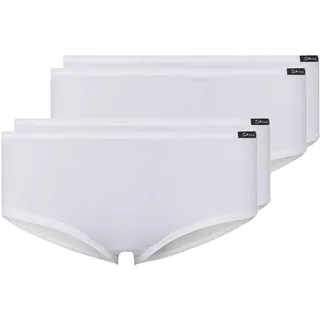 Slip SKINY "Slip 4er Pack", Damen, Gr. XXL, weiß, Obermaterial: 96% Baumwolle CO. 4% Elasthan EL., Unterhosen Slip
