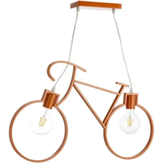 Kinderhängeleuchte , Orange , Metall , 4x125x67 cm , Lampen & Leuchten, Innenbeleuchtung, Kinderzimmerlampen, Kinderhängeleuchten