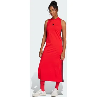adidas Shirtkleid Rot/Schwarz XS