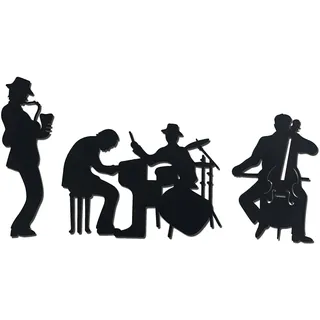 J-Fly Badezimmer-Dekorationen für Wohnzimmer, Western-Dekor, Musik, Metall, Wandkunst, Jazz-Musikthema, Saxophon, Wandbehang, Schlafzimmer, Büro