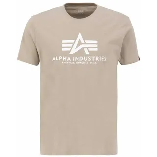 Alpha Industries Basic Kurzarm-T-Shirt Vintage Sand L