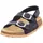 Riemchensandalen Blau 32