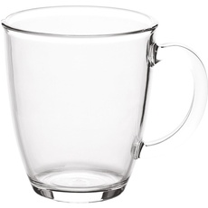 12 Stück - Tassen 420 ml, Ø 9,2/5,4 x 10,5 cm, transparent, Polycarbonat