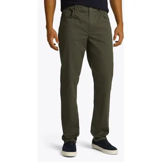 Chinohose TOMMY HILFIGER "DENTON 5PKT PRINTED STRUCTURE", Herren, Gr. 30, Länge 34, grün (army grün), Web, Obermaterial: 96% Baumwolle, 4% Elasthan, slim fit knöchellang, Hosen Chinohose, mit Struktur