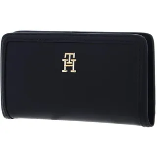 Tommy Hilfiger Damen Geldbeutel Monotype Large Slim Wallet Groß, Blau (Space Blue), Einheitsgröße