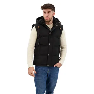 Superdry Everest Daunenweste - Jet Black - 2XL