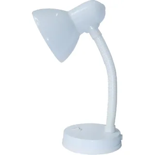 Näve Leuchten Tischleuchte TROVA mit E27 Tischleuchte TROVA mit E27 Tischleuchten - Tischleuchte "TROVA", Tischlampe aus Metall in schwarz, 30 cm hoch, 13 x 13 cm, E27-Fassung – Kippschalter - Weiß