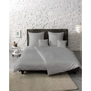 FLEURESSE Colours 009100 steingrau 135 x 200 cm + 80 x 80 cm