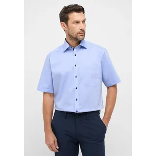 Eterna Kurzarmhemd »COMFORT FIT« NON IRON (bügelfrei), blau