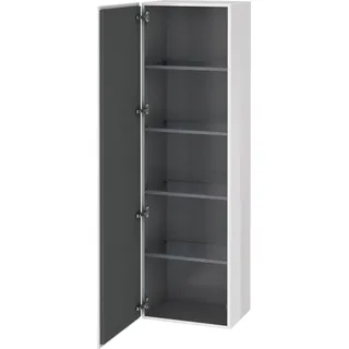 Duravit  L-Cube Hochschrank, eine Tür Anschlag links, 500x363x1760mm, LC1181L8585, Farbe: Weiß Hochglanz Lack