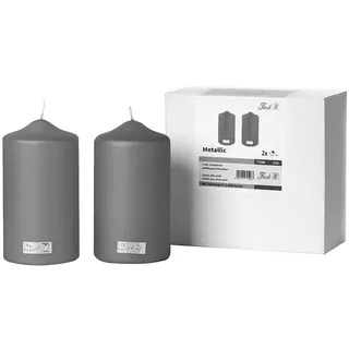 Fink Stumpenkerze "CANDLE", grau