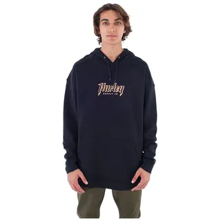 Hurley Herren Ironclad Heaveyweight Fleece Po Kapuzenpullover, schwarz, Large