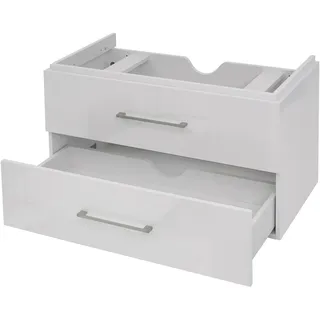 Mendler Waschbeckenunterschrank 90 cm 54 x 89 x 46 cm Weiß