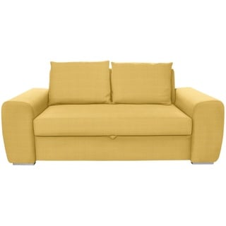 Hom`in SCHLAFSOFA Gelb - 199x92x97 cm