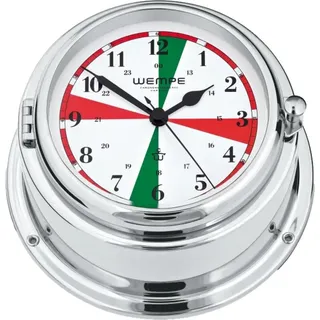 Wempe - CW360008 - Quarz-Schiffsuhr - 150mm - Messing - arabische Ziffern - Funksektoren - BREMEN II