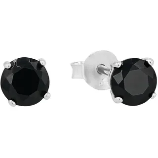 Amor Ohrstecker »9140145« mit Zirkonia synth., 0,5 cm, Schwarz, Kommt in Schmuck Geschenk Box.