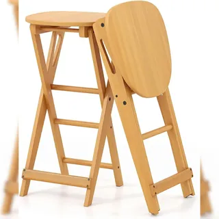 Costway Barhocker klappbar 36 x 33 x 61 cm Beige