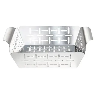 All'Grill Gemüsekorb 19 x 24 x 5,5 cm Edelstahl silber