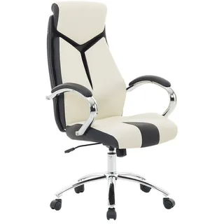Beliani Bürostuhl Polyester Beige