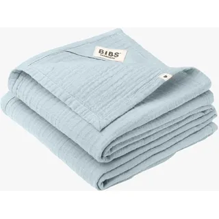 Bibs Musselintuch 2er-Pack, Baby Blue