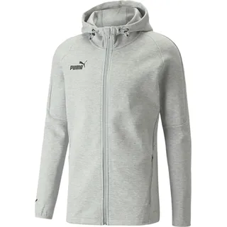 Puma teamFINAL Casuals Hooded JKT Light Gray Heather