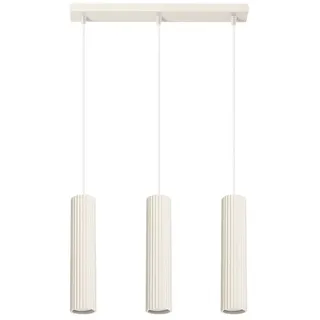 Sollux Karbon 3-flg. 98 cm Aluminium beige