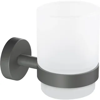 Tesa 40586 grau Weiß Wandmontierter Zahnbürstenhalter