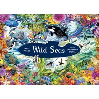 Wild Seas Jigsaw: Stories of Nature's Greatest Comebacks: 1000 Piece Jigsaw with 20 Shaped Pieces