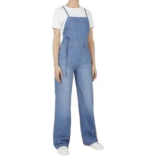 Pepe Jeans für Damen. PL230519 Janice Latzhose blau (26), Lässig, Baumwolle, Denim, Ärmellos / Hosenträger