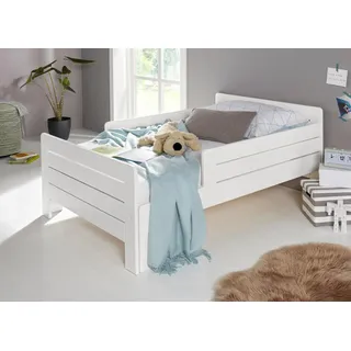 OTTO home Kinderbett LOTTE 140 x 200 cm Kiefer massiv weiß