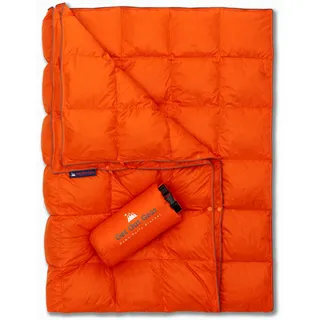 get out gear Daunen-Campingdecke 650 Füllkraft leicht wasserdicht 200 x 150 cm