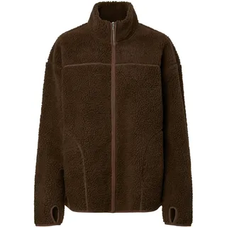 Pieces PCSADIA Plüschjacke Braun M