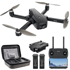 TEEROK T18S GPS Drohne mit Kamera 4K für Erwachsene, 5G Übertragung FPV Drohne 500m RC Quadcopter mit Automatische Rückkehr, Follow Me, Bürstenloser Motor, Gestensteuerung, 44 Min Flugzeit