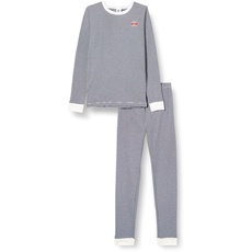Petit Bateau Jungen A05JK Pyjamaset, Medieval/Marshmallow, 2 ans